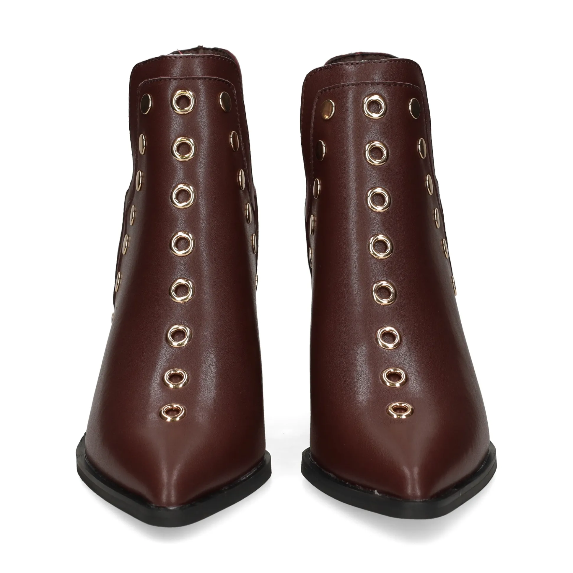 BEFREE Botines con tacón de Mujer NAPOLES-006 BURDEOS