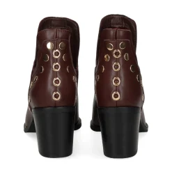 BEFREE Botines con tacón de Mujer NAPOLES-006 BURDEOS