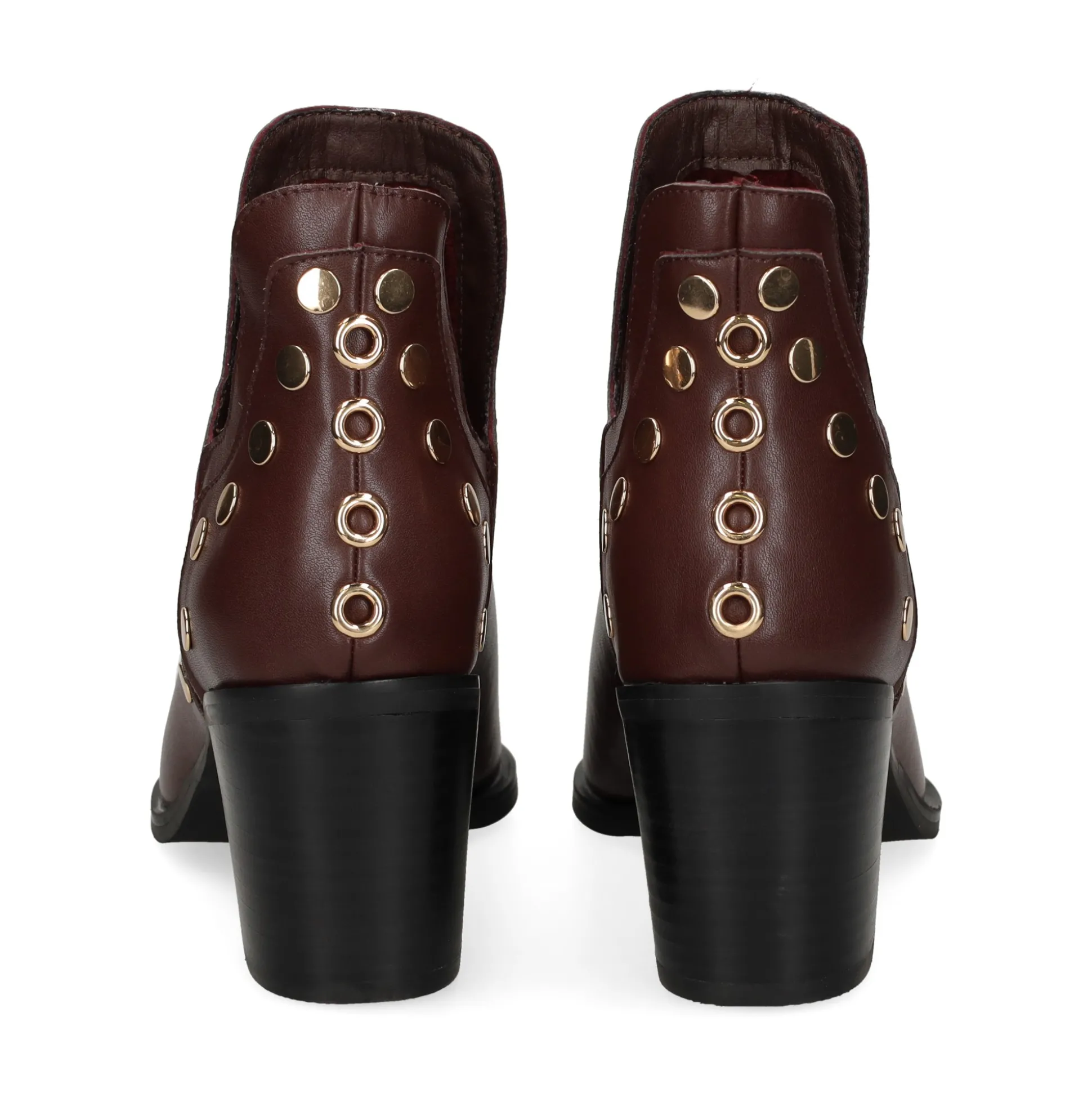 BEFREE Botines con tacón de Mujer NAPOLES-006 BURDEOS