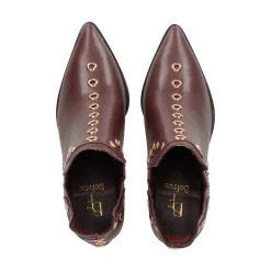 BEFREE Botines con tacón de Mujer NAPOLES-006 BURDEOS