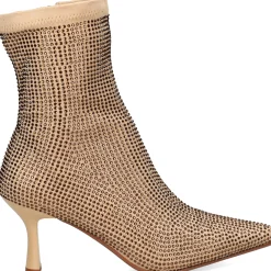 BEFREE Botines con tacón de Mujer ALBA-023 BEIGE