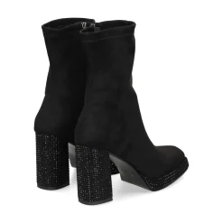 BEFREE Botines con tacón de Mujer SARAY-019 NEGRO