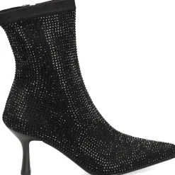 BEFREE Botines con tacón de Mujer ALBA-023 NEGRO