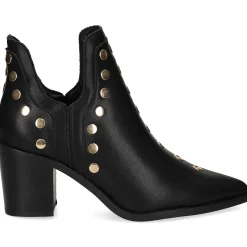 BEFREE Botines con tacón de Mujer NAPOLES-006 NEGRO