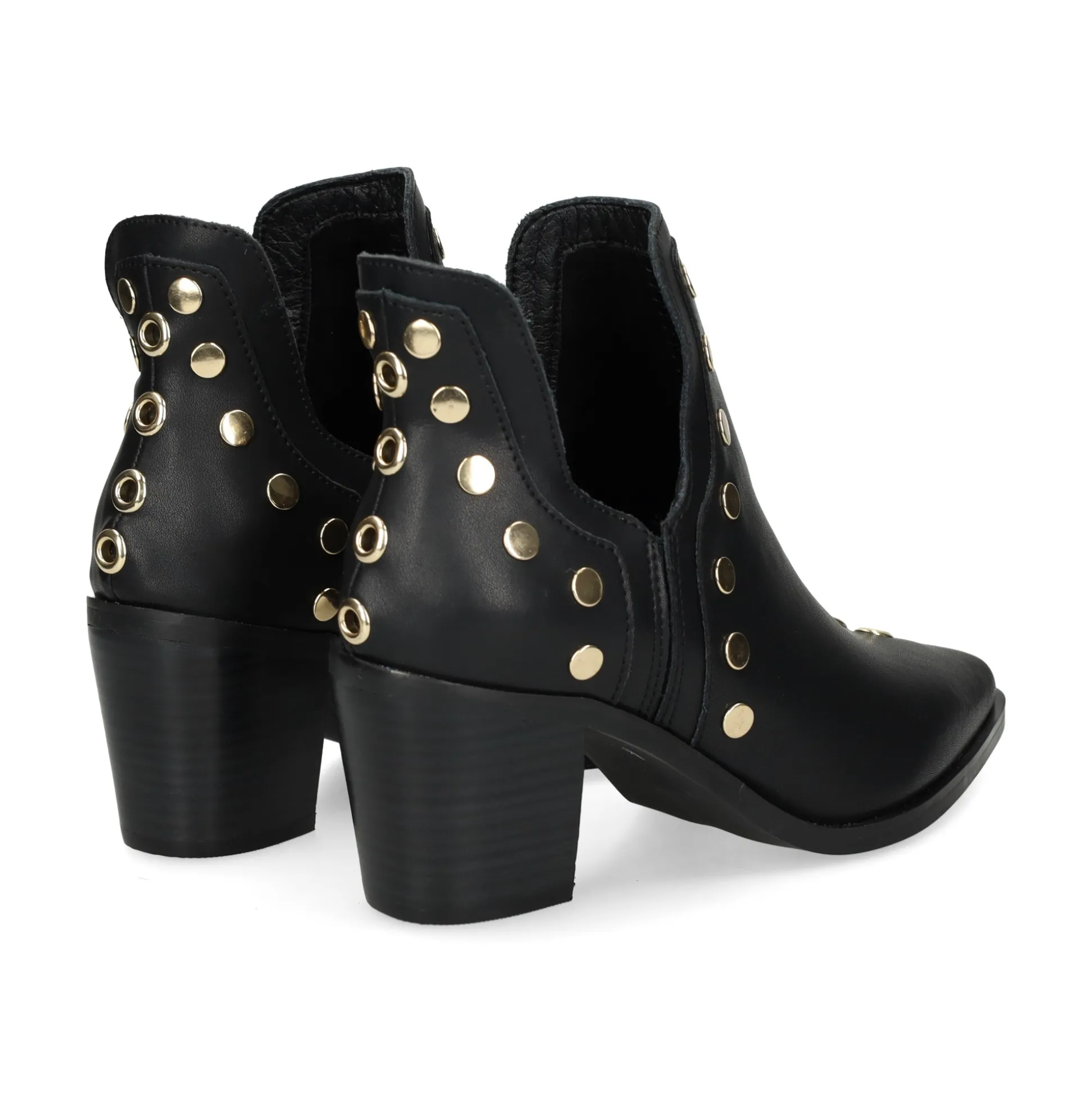 BEFREE Botines con tacón de Mujer NAPOLES-006 NEGRO