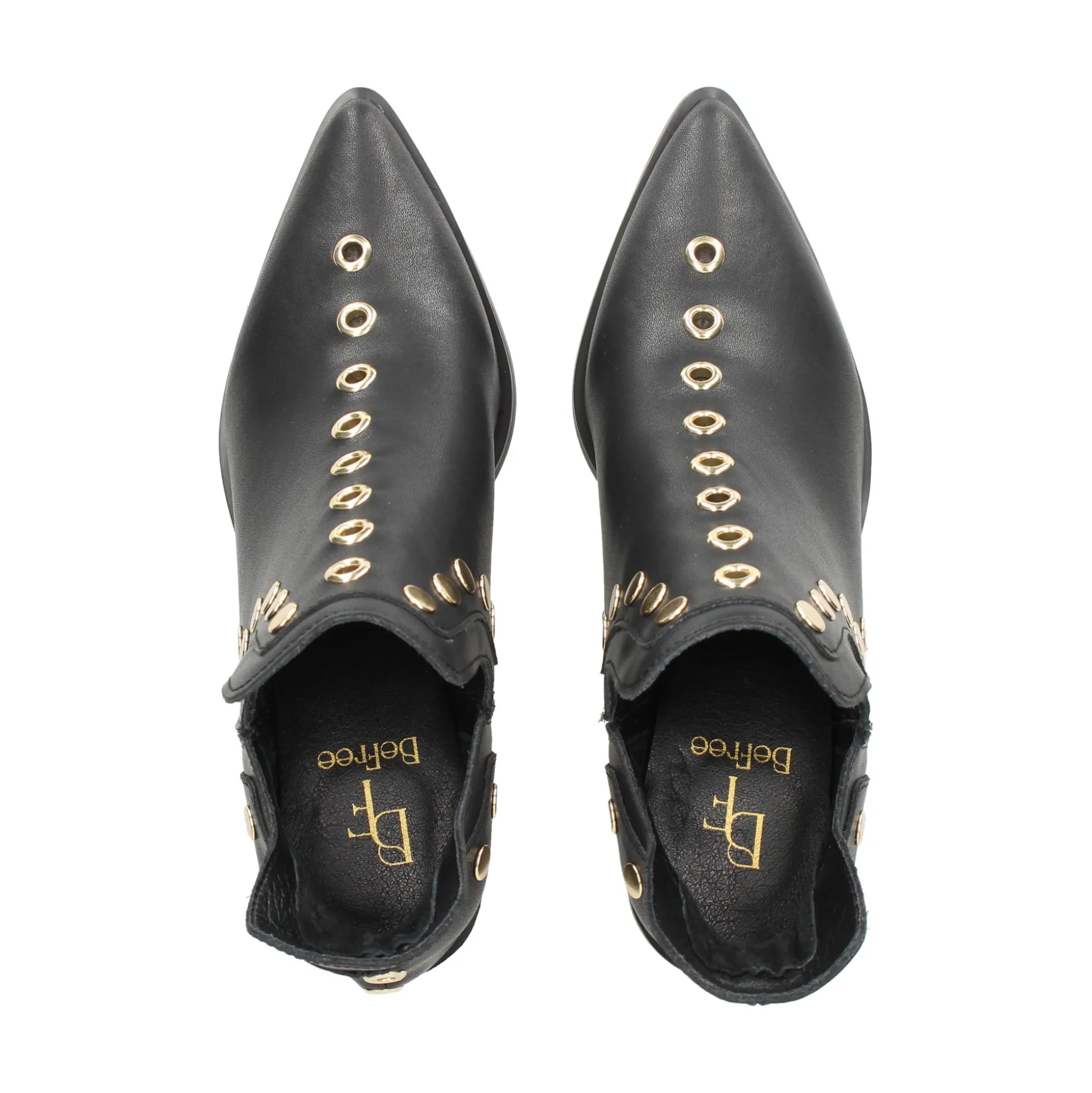 BEFREE Botines con tacón de Mujer NAPOLES-006 NEGRO