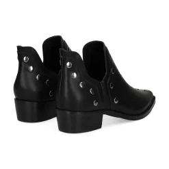 BEFREE Botines planos de Mujer MILAN-01 NEGRO
