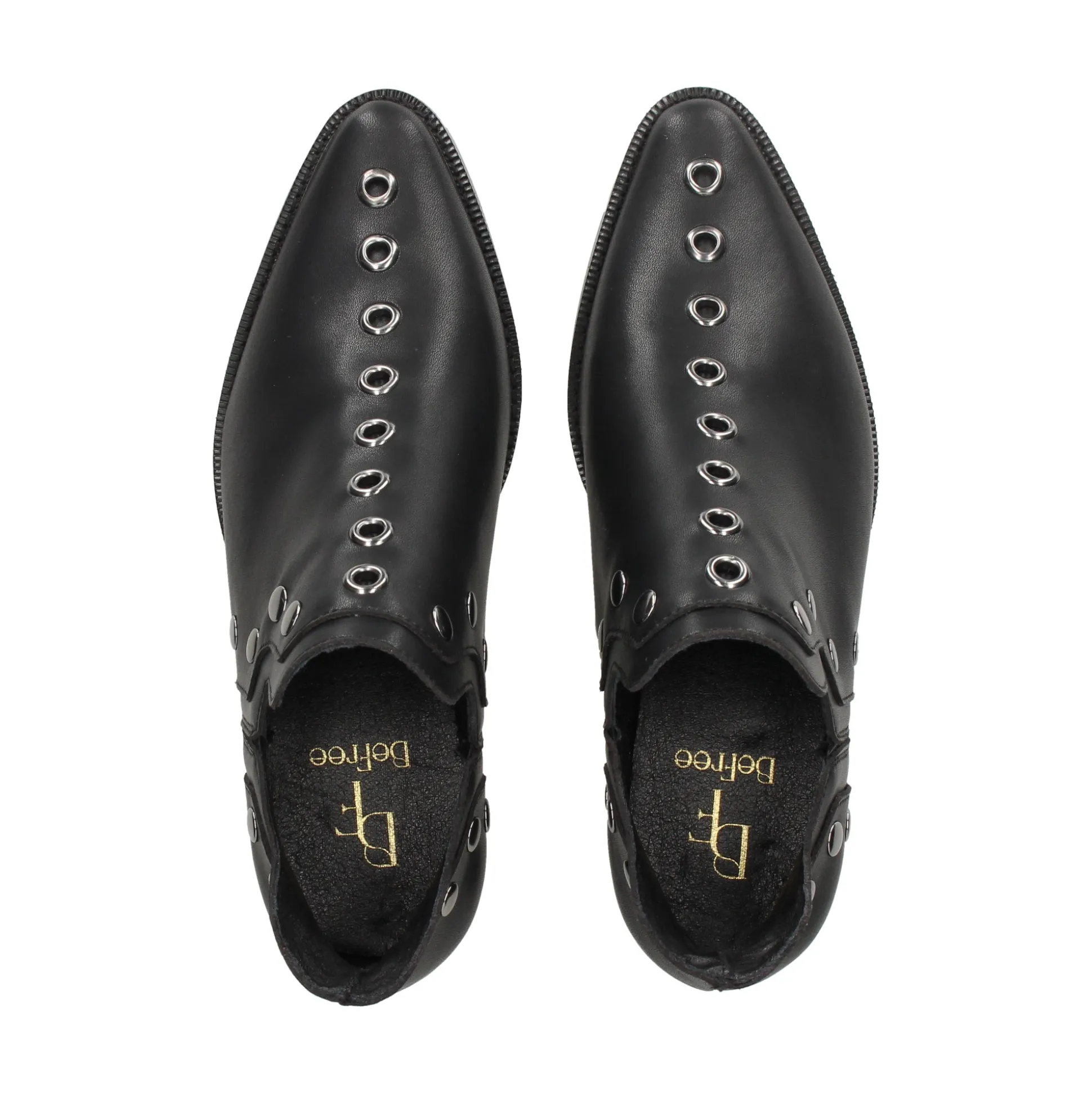 BEFREE Botines planos de Mujer MILAN-01 NEGRO