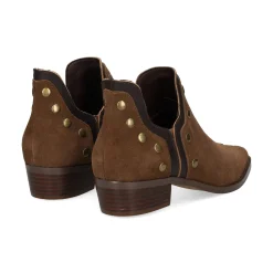 BEFREE Botines planos de Mujer MILAN-01 MARRON