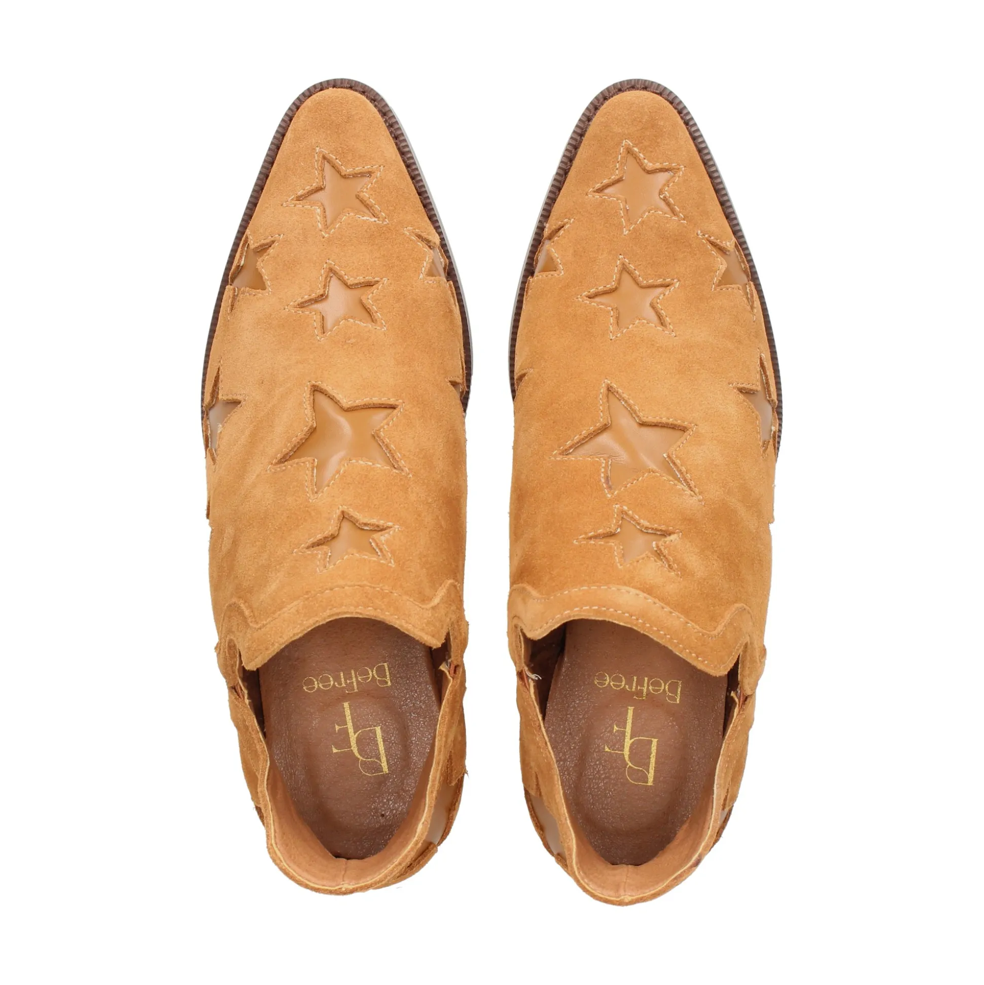 BEFREE Botines planos de Mujer MILAN-015 TAN