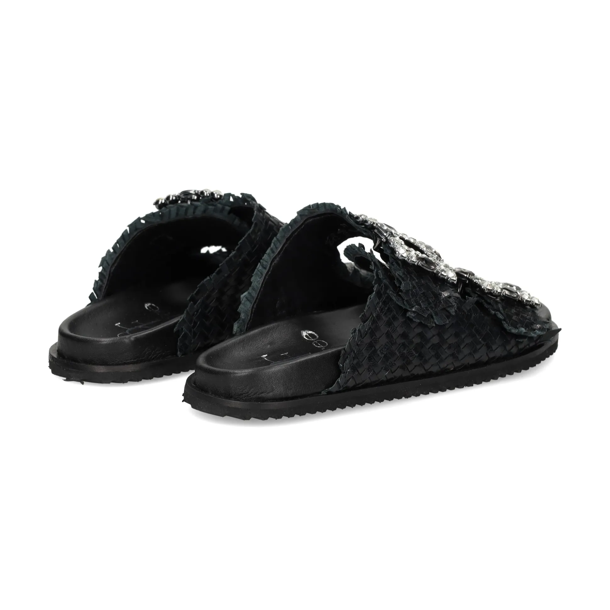 BEFREE Sandalias planas de Mujer VICKY-271 NEGRO