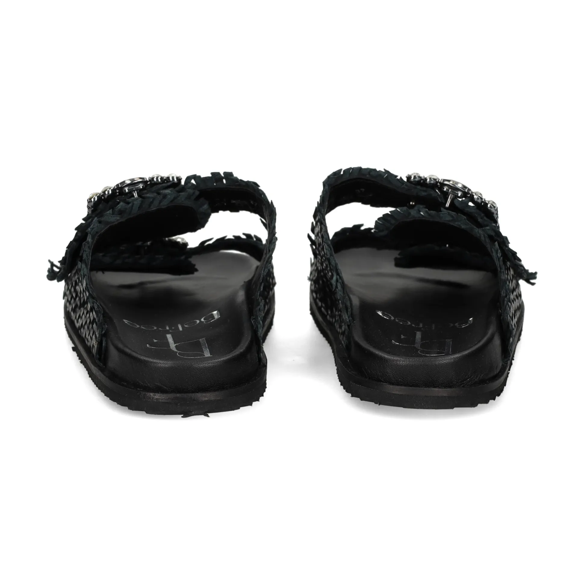 BEFREE Sandalias planas de Mujer VICKY-271 NEGRO
