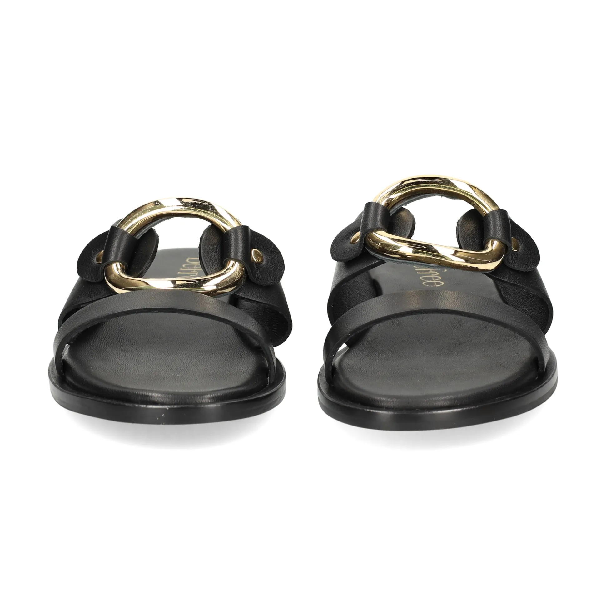 BEFREE Sandalias planas de Mujer NICE-110 NEGRO