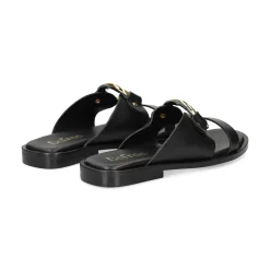 BEFREE Sandalias planas de Mujer NICE-110 NEGRO