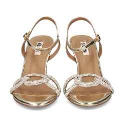 BIBI LOU Sandalias con tacón de Mujer 599Z17VK ORO
