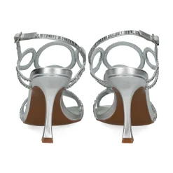 BIBI LOU Sandalias con tacón de Mujer 587Z00VK STONE - PLATA
