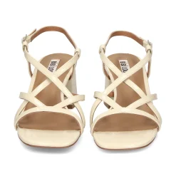 BIBI LOU Sandalias con tacón de Mujer 713Z21VK OFF WHITE