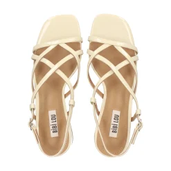 BIBI LOU Sandalias con tacón de Mujer 713Z21VK OFF WHITE