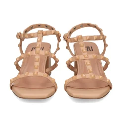 BIBI LOU Sandalias con tacón de Mujer 891Z80HG NUDE