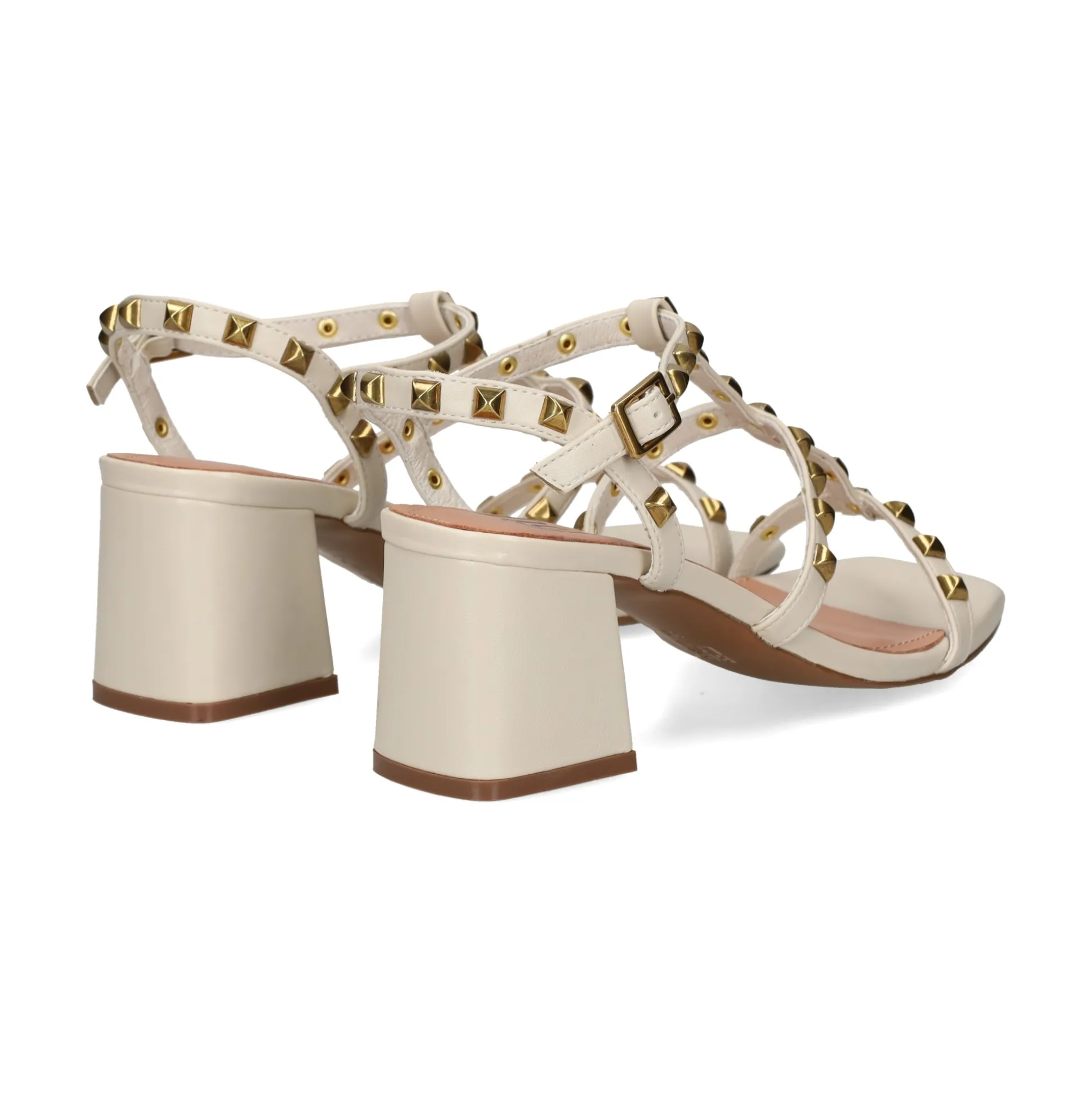 BIBI LOU Sandalias con tacón de Mujer 891Z80HG OFF WHITE