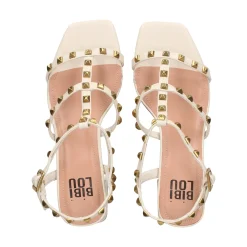 BIBI LOU Sandalias con tacón de Mujer 891Z80HG OFF WHITE
