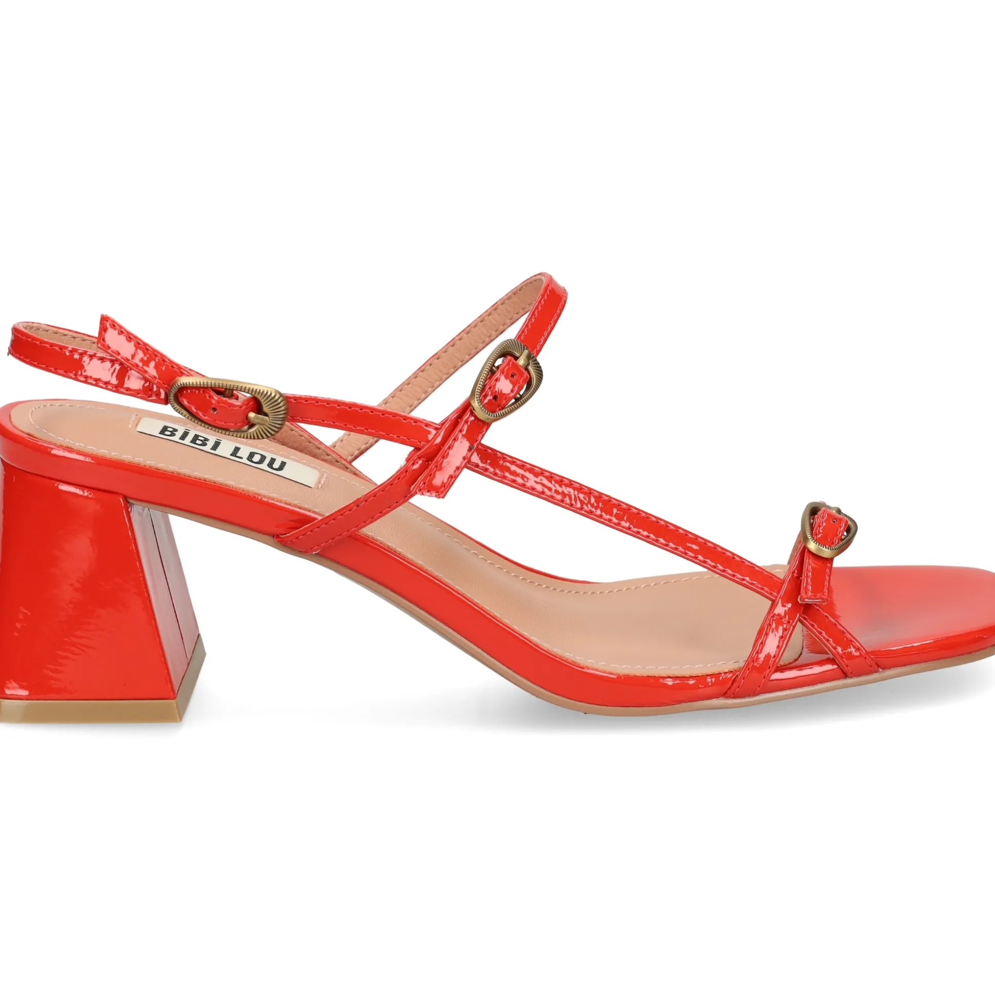 BIBI LOU Sandalias con tacón de Mujer 674Z21VK ROJO