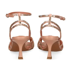 BIBI LOU Sandalias con tacón de Mujer 563Z10VK NUDE