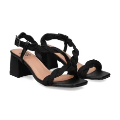 BIBI LOU Sandalias con tacón de Mujer 874Z94HG NEGRO