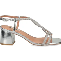BIBI LOU Sandalias con tacón de Mujer 594Z17VK PLATA