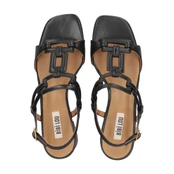 BIBI LOU Sandalias con tacón de Mujer 661Z10VK NEGRO