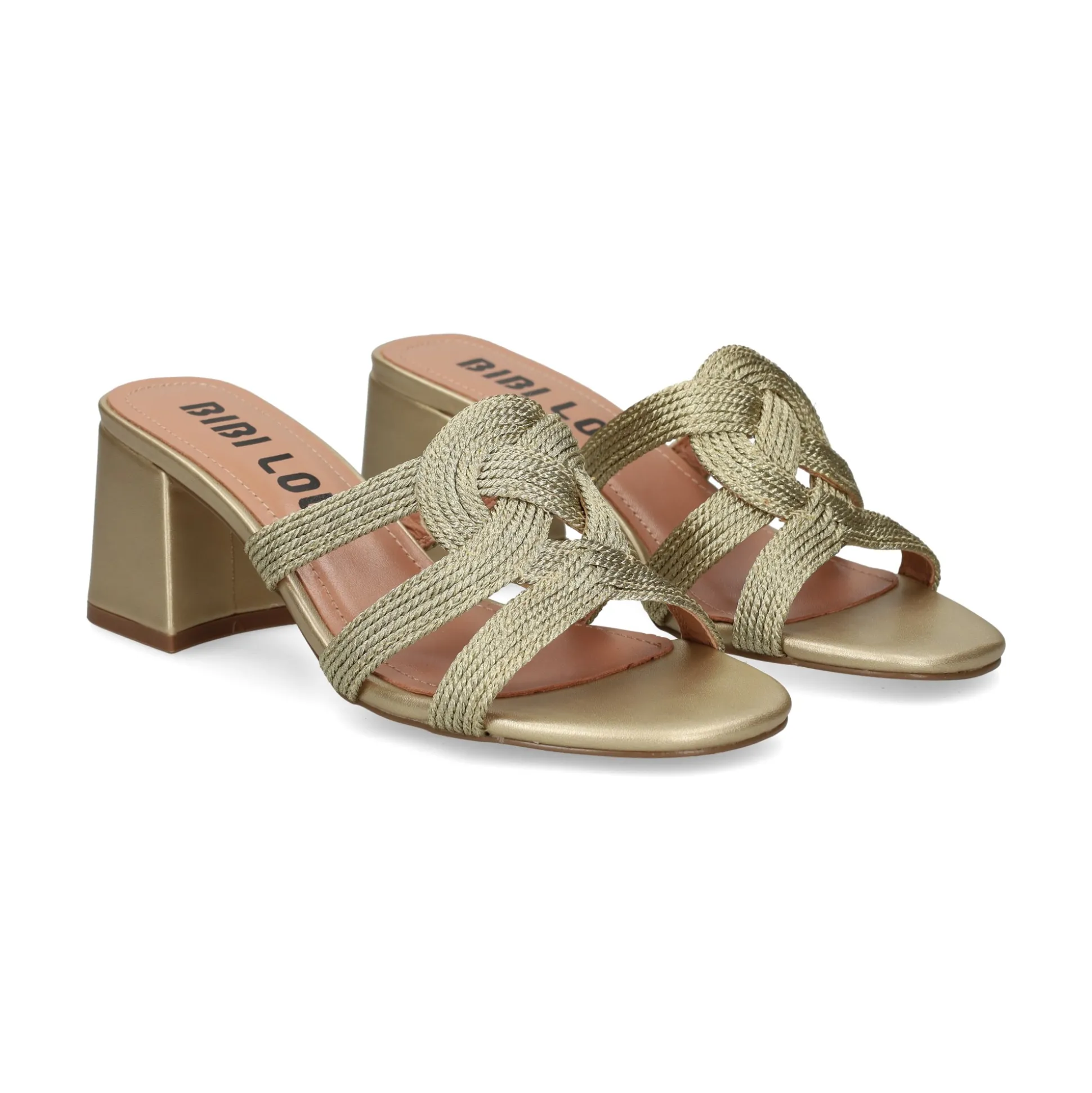 BIBI LOU Sandalias con tacón de Mujer 851Z94HG ORO