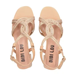 BIBI LOU Sandalias con tacón de Mujer 821Z94HG NUDE