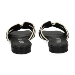 BIBI LOU Sandalias planas de Mujer 760Z87VK NEGRO