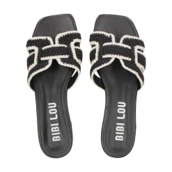 BIBI LOU Sandalias planas de Mujer 760Z87VK NEGRO
