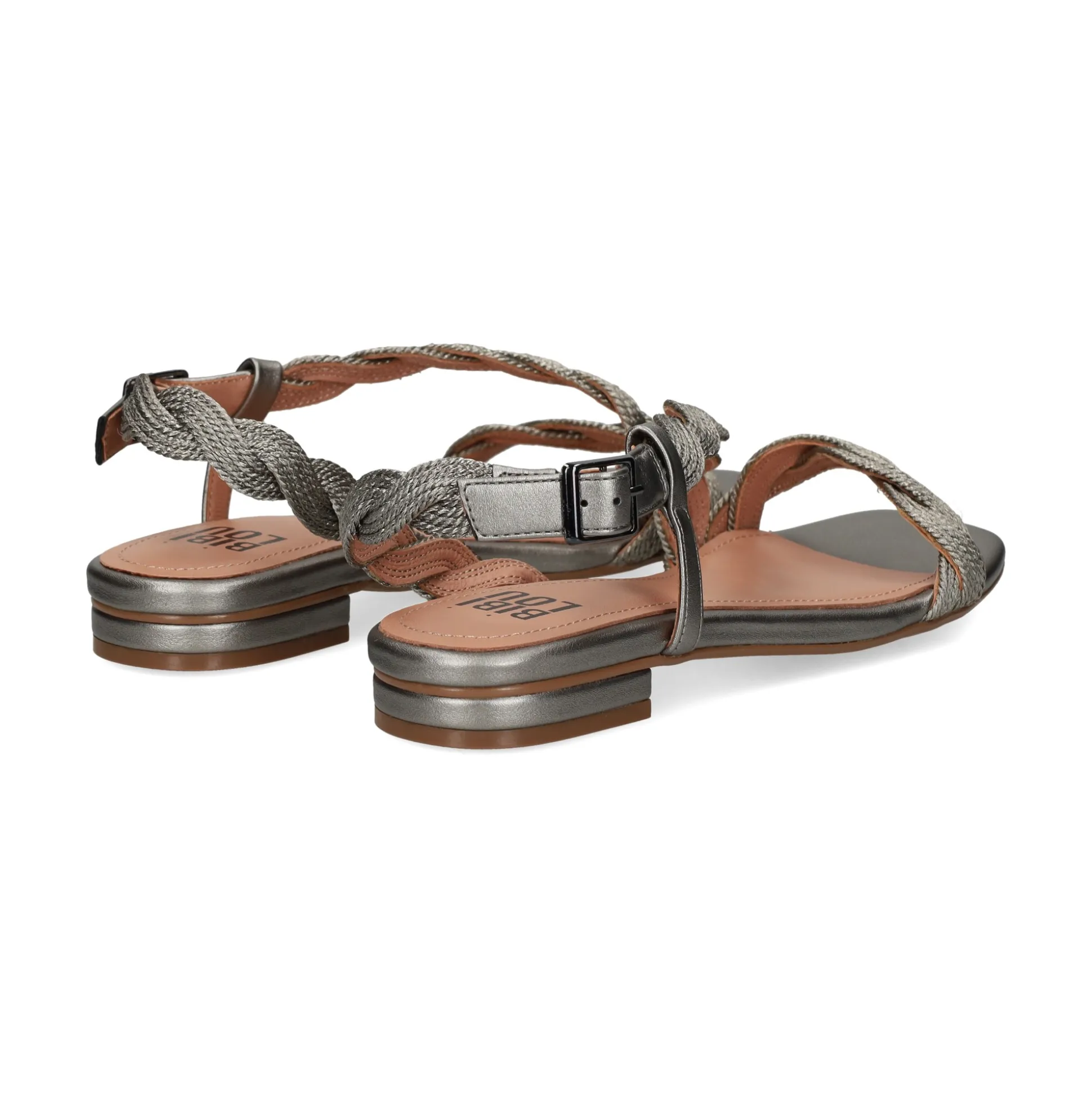 BIBI LOU Sandalias planas de Mujer 873Z94HG PLOMO