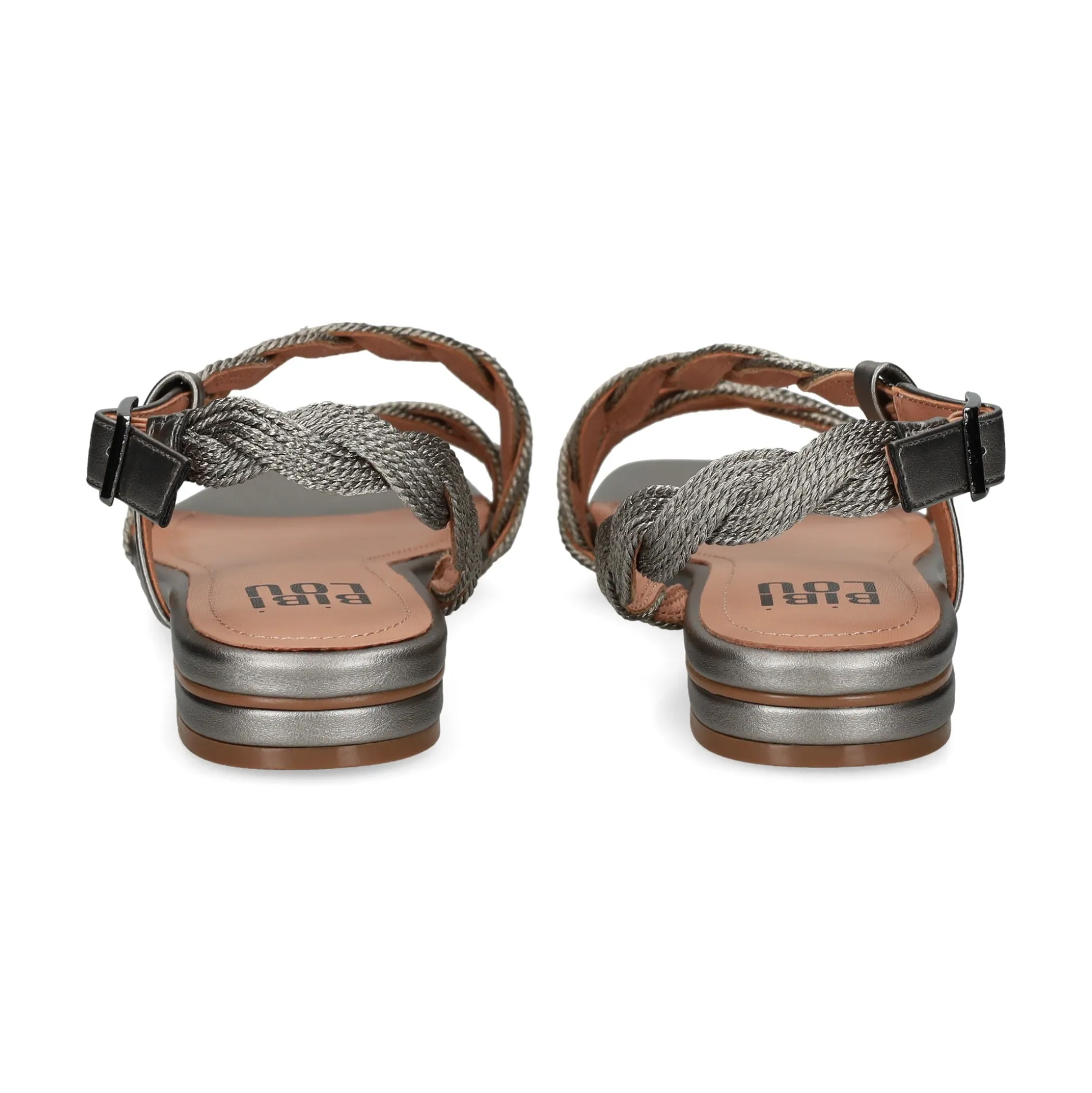 BIBI LOU Sandalias planas de Mujer 873Z94HG PLOMO