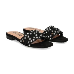 BIBI LOU Sandalias planas de Mujer 868Z83HG NEGRO