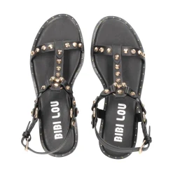 BIBI LOU Sandalias planas de Mujer 824Z80HG NEGRO