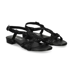BIBI LOU Sandalias planas de Mujer 820Z94HG NEGRO