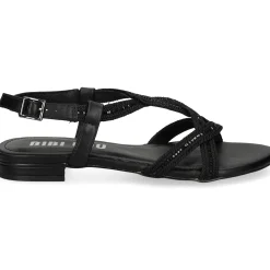 BIBI LOU Sandalias planas de Mujer 820Z94HG NEGRO