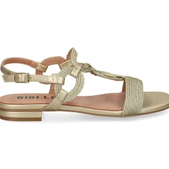 BIBI LOU Sandalias planas de Mujer 855Z94HG ORO