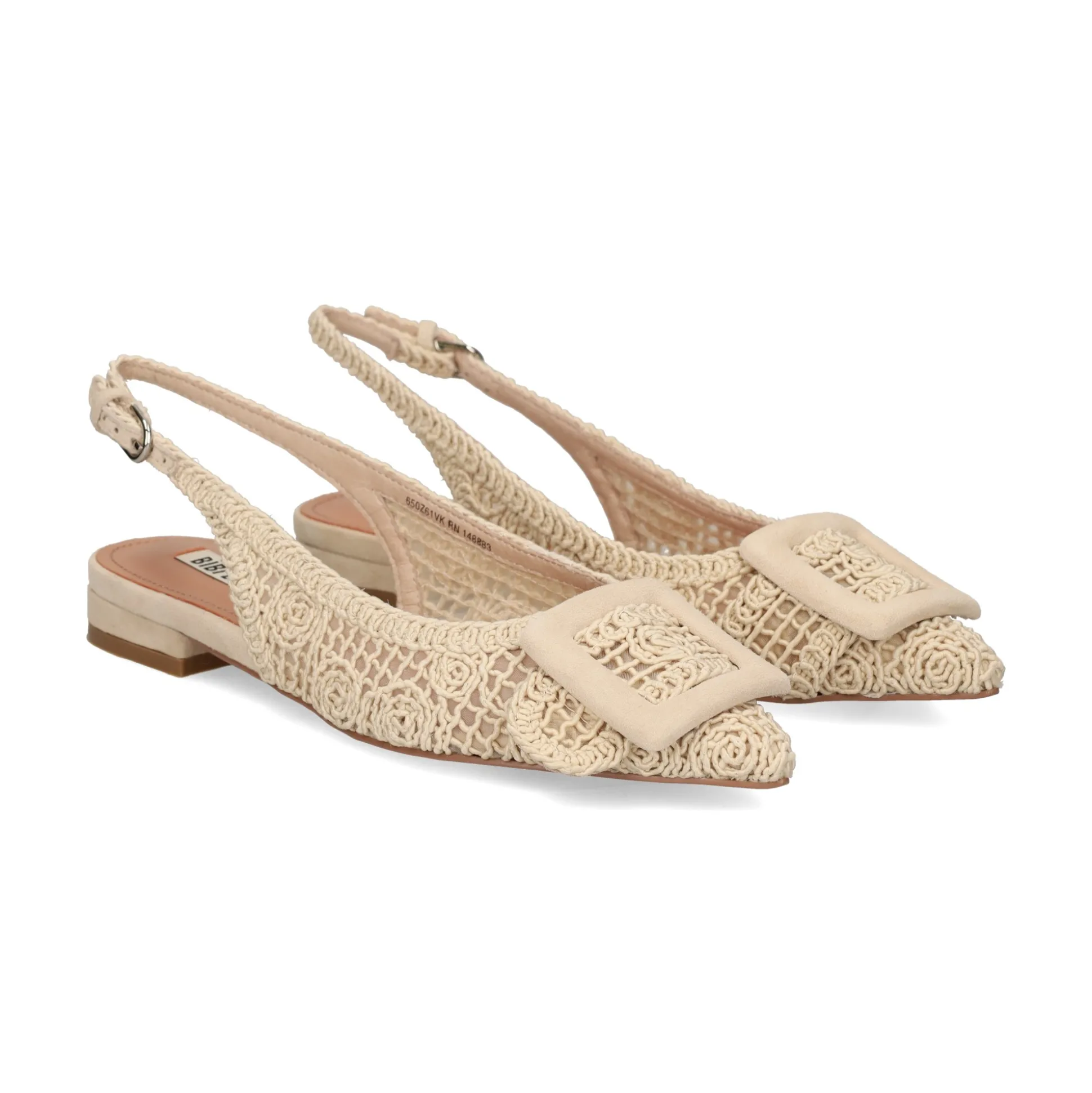 BIBI LOU Zapatos planos de Mujer 650Z61VK OFF WHITE