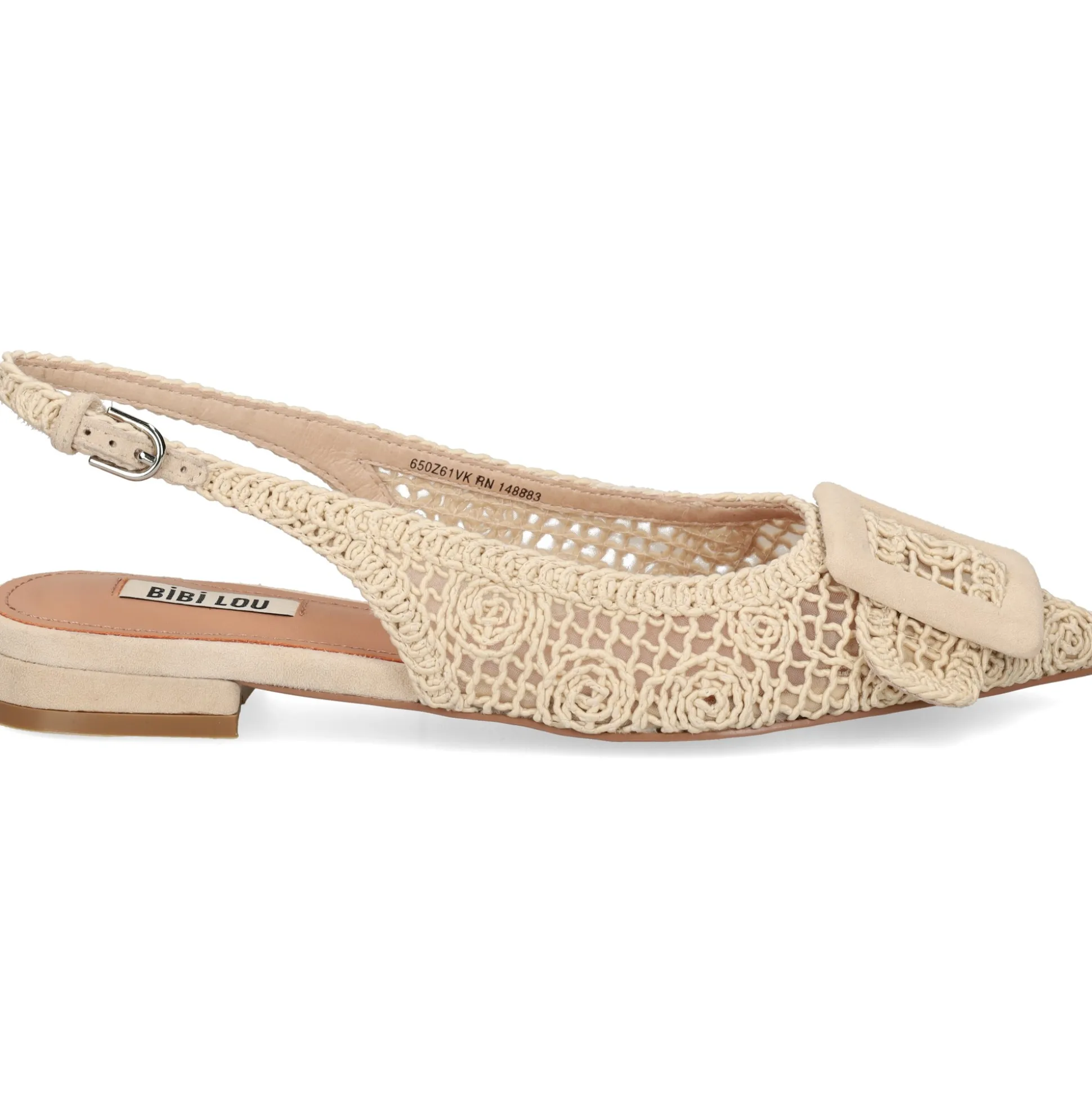 BIBI LOU Zapatos planos de Mujer 650Z61VK OFF WHITE