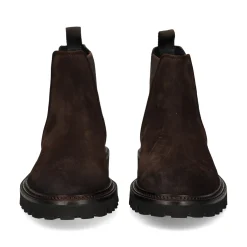 BOSS Botines de Hombre Julyo_Cheb_sde 202 Dark Brown
