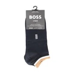 BOSS Calcetines 2P AS Stripe Col 401 DARK BLUE