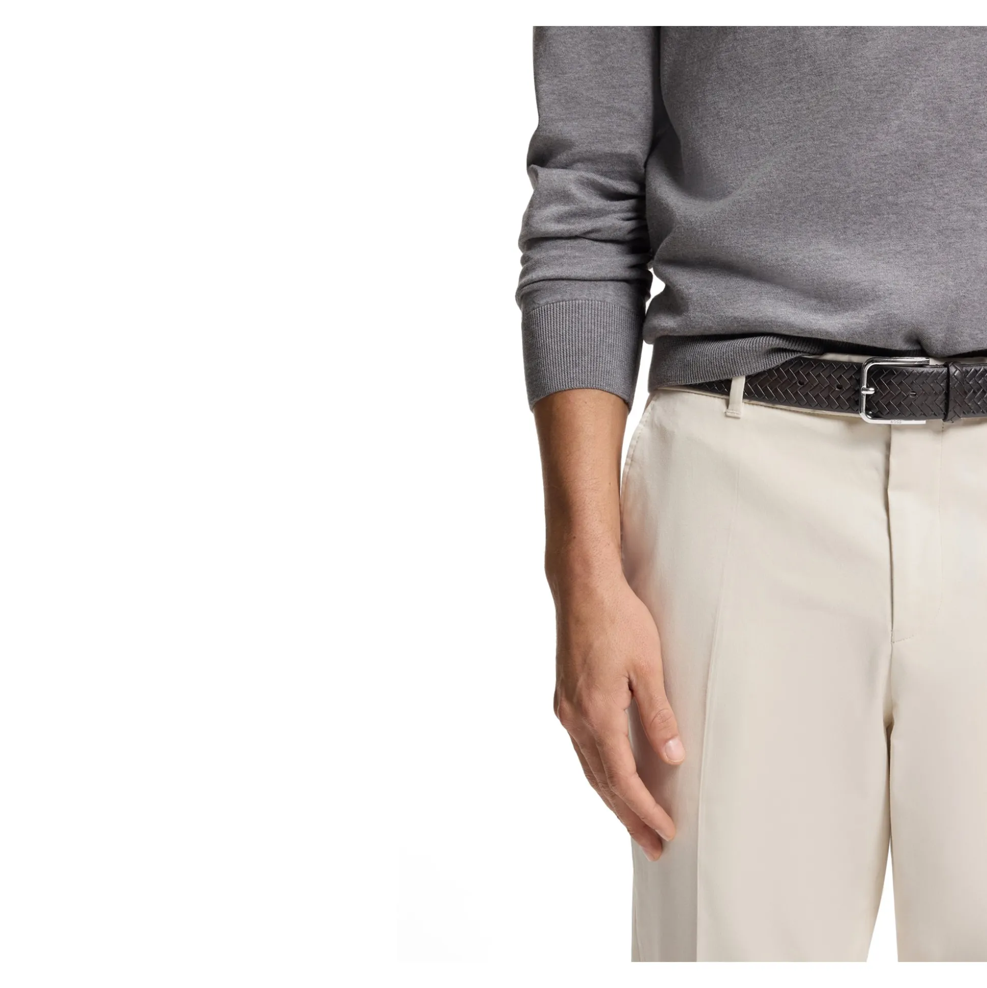 BOSS Cinturones Madison-B1_WnPr_Sz35 102261 205 DARK BROWN