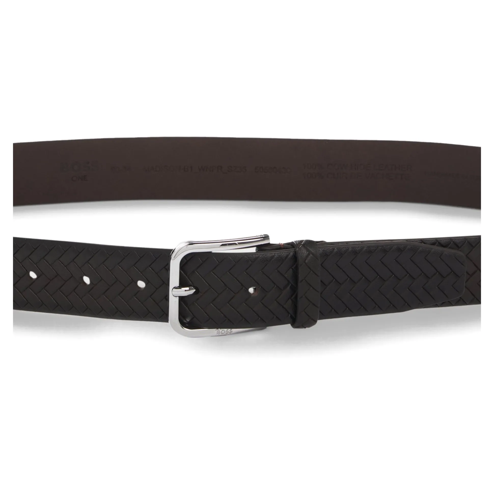 BOSS Cinturones Madison-B1_WnPr_Sz35 102261 205 DARK BROWN
