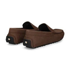 BOSS Mocasines de Hombre Noel_Mocc_tbnu 205 DARK BROWN