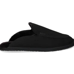 BOSS Pantuflas de Hombre Home_Mule_msfr 001 NEGRO