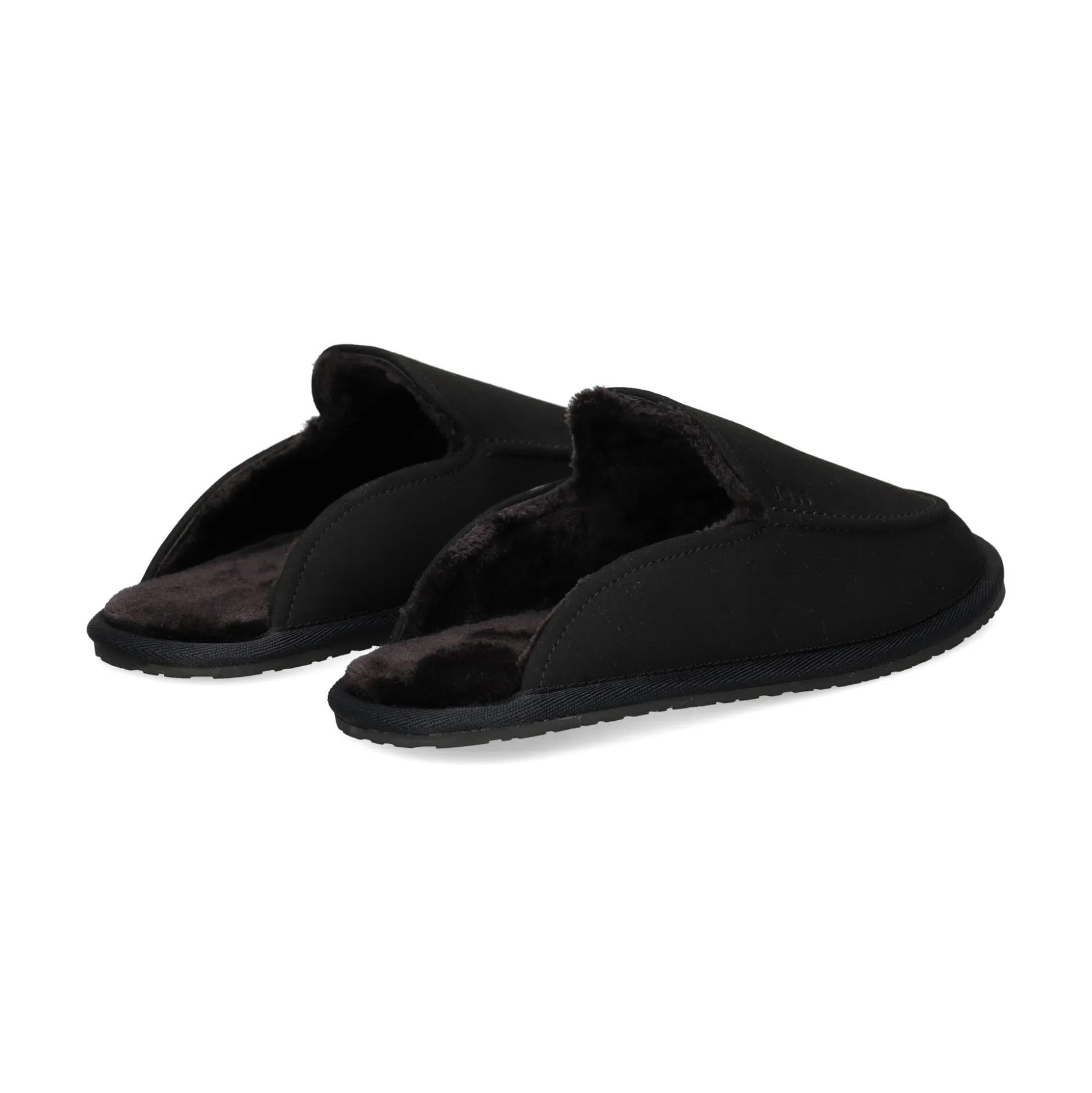 BOSS Pantuflas de Hombre Home_Mule_msfr 001 NEGRO